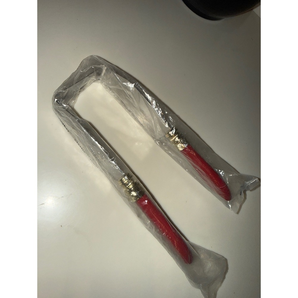 Debbie Meyer CakeCutters Stainless Steel Red Gold Patented Cake Slicer Server